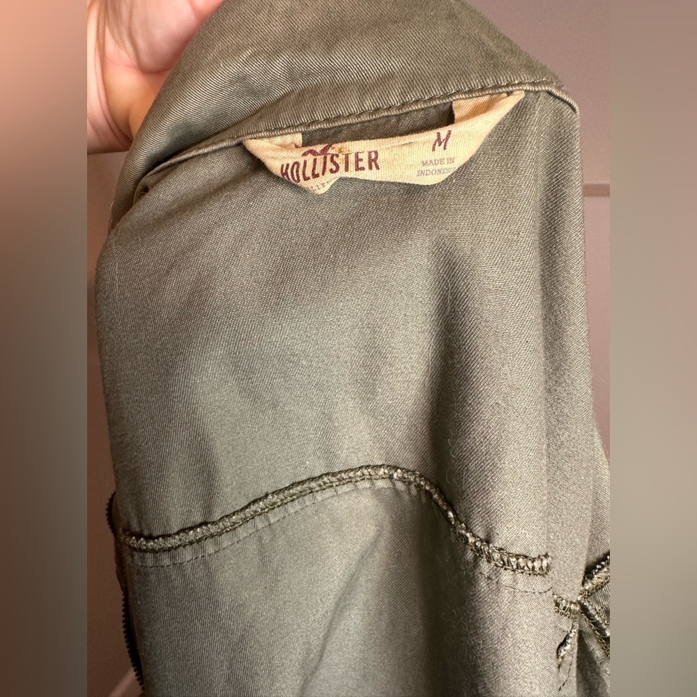 Hollister Khaki Utility Jacket - Picture 9 of 9
